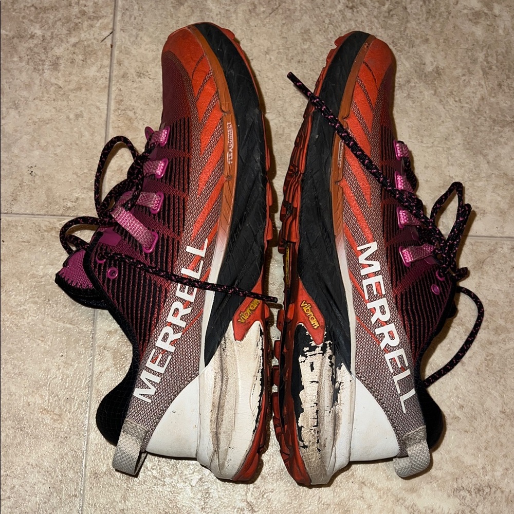 Merrell Women's Trail Shoes Vibram - Orange, Purple, Black Size 10